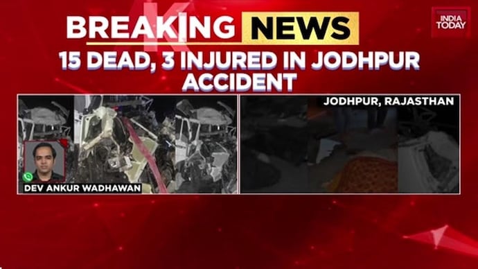 15 Pilgrims Killed in Phalodi Horror Crash