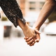 holding hands
