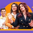 Janhvi Kapoor, Karan Johar, Kajol and Twinkle Khanna